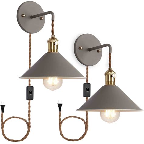 Everly Quinn Linlithgow Plug In Armed Sconce Wayfair