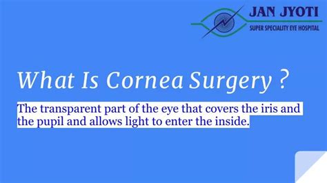 Ppt Best Eye Specialist Hospital In Jabalpur Cornea Surgery And Treatment Jabalpur Powerpoint