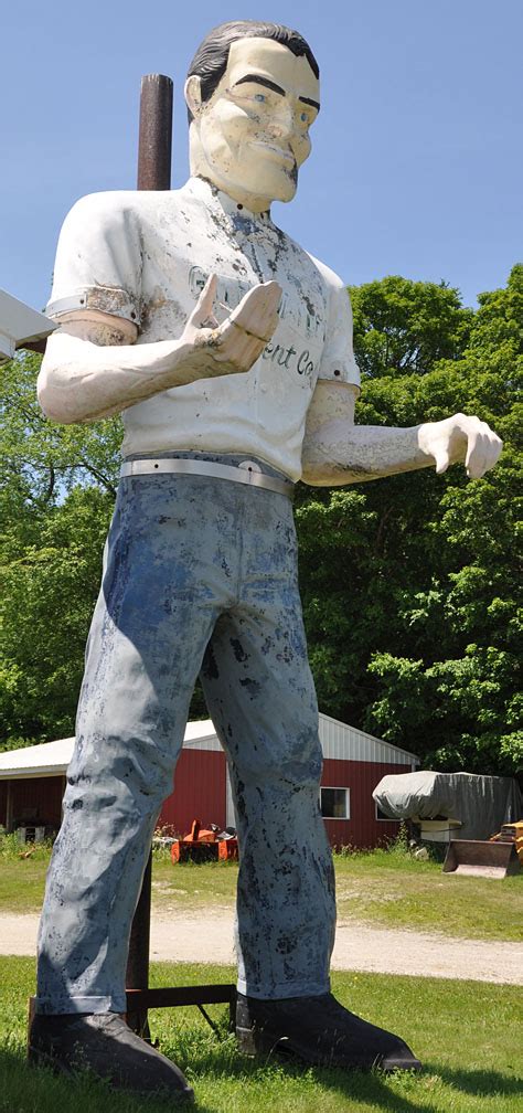 International Fiberglass Giant Men Statues