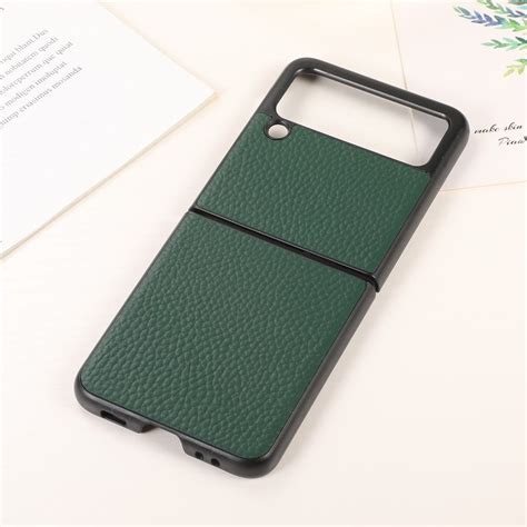 Coque Samsung Galaxy Z Flip G Cuir V Ritable Grain