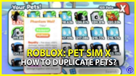 How To Dupe Pets In Pet Sim X Pet Simulator X Gamer Tweak