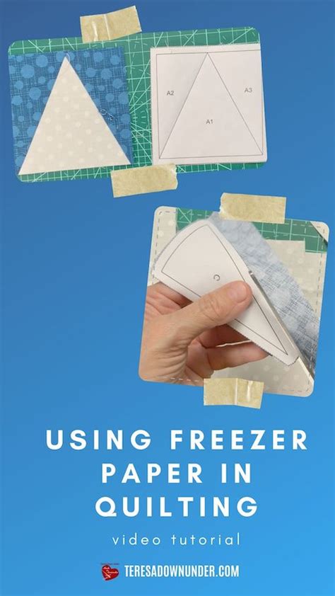 How To Use Freezer Paper In Quilting Sewn Up