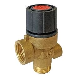 Safety Relief Valve Ariston Bar With Pressure Gauge