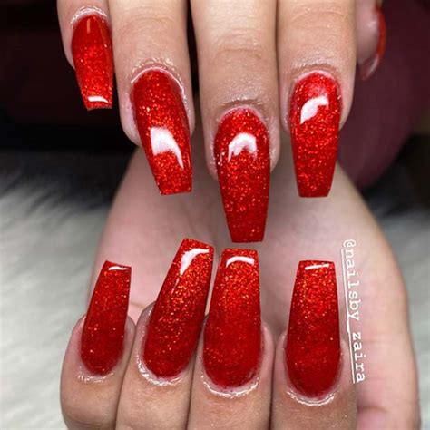 23 Beautiful Ways To Rock Red Coffin Nails Stayglam