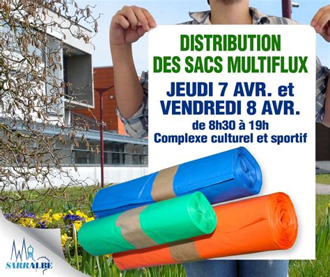 Actualité de Sarralbe LA DISTRIBUTION DES SACS MULTIFLUX 27 03 22