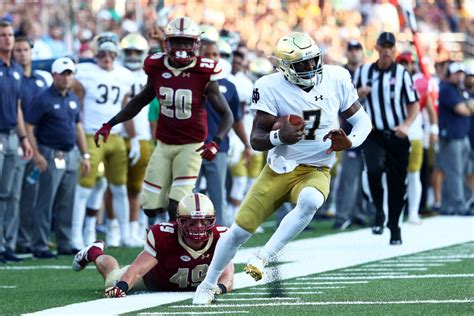 Throwback Thursday Notre Dame Fighting Irish Vs Boston College Eagles