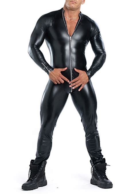 Herren Overall Sweety Schwarz Wetlook Matt Patrice Catanzaro