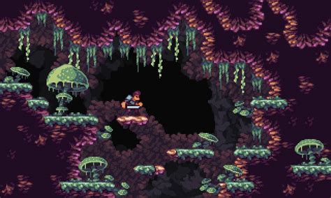 Fantasy Caves Pixel Art Tileset By Aamatniekss