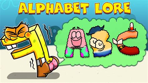 Alphabet Lore A Z But Fixing Letters Alphabet Lore Spongebob