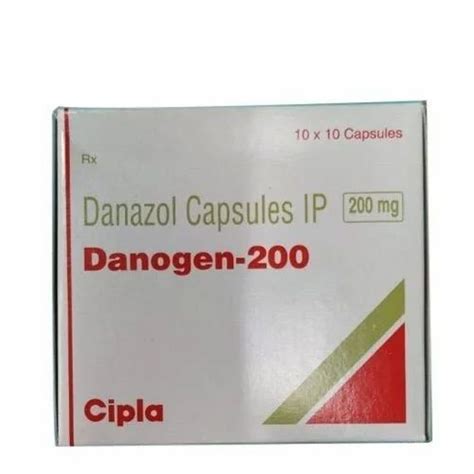 Danogen 200 Danazol Capsules Ip at Rs 500 stripe दनजल कपसल in