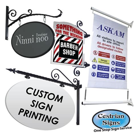 Projecting Hanging Shop Signs Shop Sign Brackets Cestrian Signs