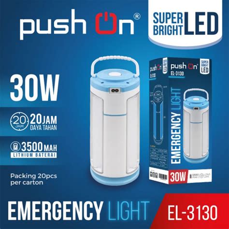 Jual Lampu Emergency Push On El 3130 30W Shopee Indonesia