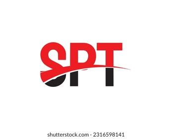 Spt Letter Initial Logo Design Vector Stock Vector (Royalty Free ...