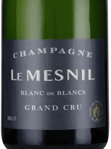 N V Le Mesnil Blanc De Blancs Brut Champagne Grand Cru Grey Label