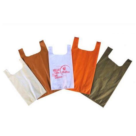 Orange Andbrown Plain Non Woven U Cut Shopping Bag At Rs 135 Kilogram In