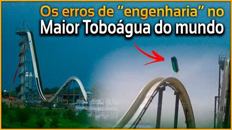 Os ERROS do maior TOBOÁGUA DO MUNDO A Tragédia do VERRUCKT YouTube