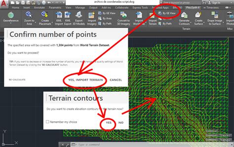 Contours From Google Earth In Steps Geofumed Gis Cad Bim