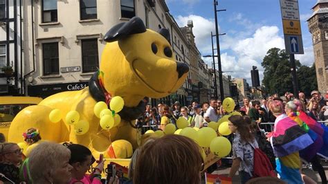 Pride Cymru Brings Cardiff To A Standstill Bbc News