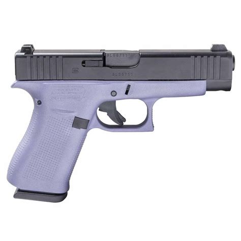 Glock 43x Crushed Orchid 9mm Luger 3 41in Elite Black Pistol 10 1 Rounds Purple Sportsman