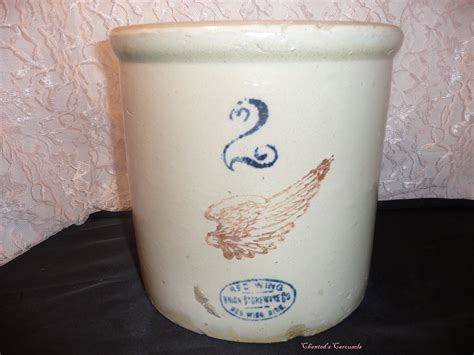 Stoneware 20 Gallon Red Wing Country Farmhouse Antique Crock Ph