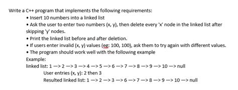 Solved Write A C Program That Implements The Following