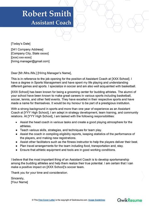 Preschool Teacher Assistant Cover Letter Examples Qwikresume