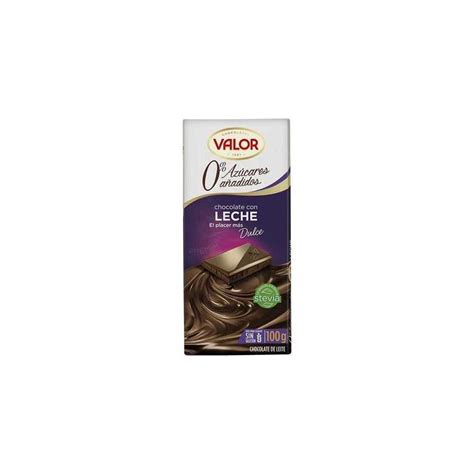 Valor Chocolate Leche Az Car G Milk Chocolate Sugar Free