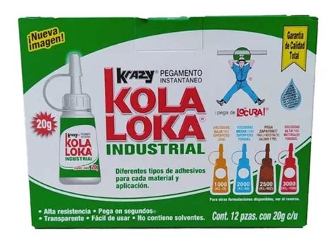 Caja Con 12 Piezas De Kola Loka Industrial 20gr K L 2000 Envío gratis