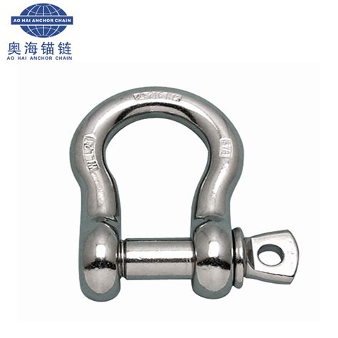 Hot Forged Stainless Steel Bow Shackle Marine Jis Type Bow