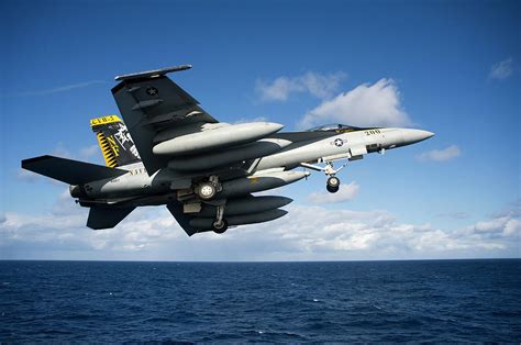 An Fa 18e Super Hornet Launches Photograph By Stocktrek Images