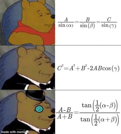 The Law of Tangents : r/mathmemes