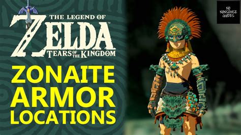 Zonaite Armor Locations In Zelda Tears Of Kingdom Energy Up Armor Set