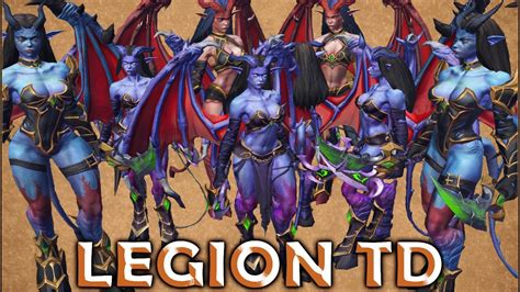 Warcraft 3 Reforged Legion Td Mega 343 Succubus Army Youtube