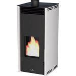 Salamandra Bronpi A Pellet Kw Sem Eletricidade Free Mf Preta Marfim