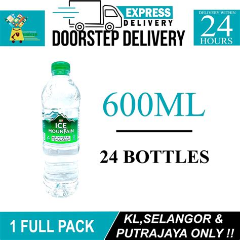 ICE MOUNTAIN Mineral Water 600ml X 24 Bottles 24 BOTTLES Shopee