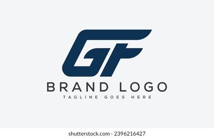 Letter Gf Logo Design Vector Template Stock Vector Royalty Free