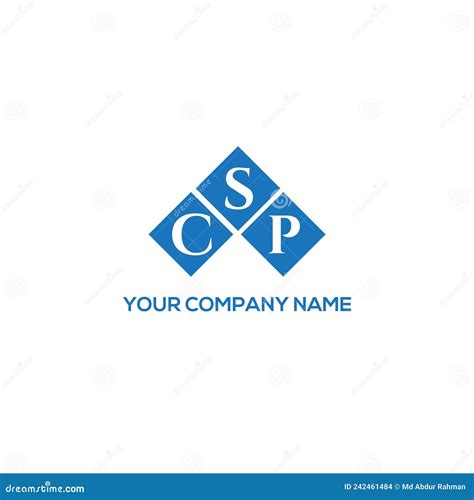 CSP Letter Logo Design on White Background. CSP Creative Initials ...