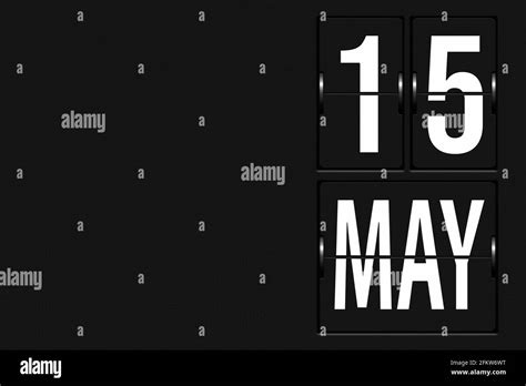 May 15th Day 15 Of Month Calendar Date Calendar In The Form Of A