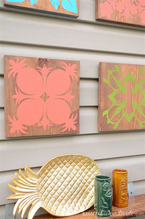 Easy Tropical Wall Art Diy • Crafting My Home