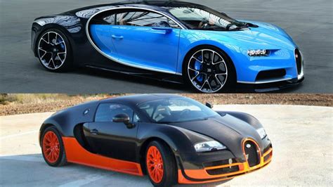 Bugatti Veyron Super Sport Vs Bugatti Chiron Super Sport