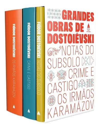 Grandes Obras De Dostoiévski Crime E Castigo Os Irmãos Karamazov E