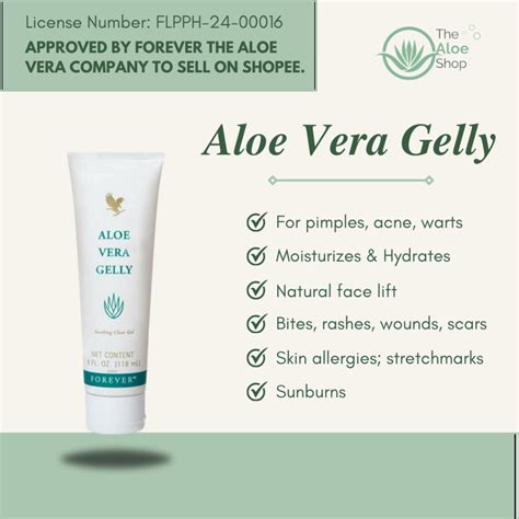 Aloe Vera Gelly Ml Forever Living Authorized Distributor Flpph