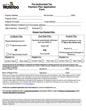 Fillable Online Pre Authorized Chequing PAC Application Form Pre