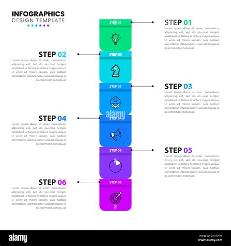 Infographic Template With Icons And 6 Options Or Steps Can Be Used For