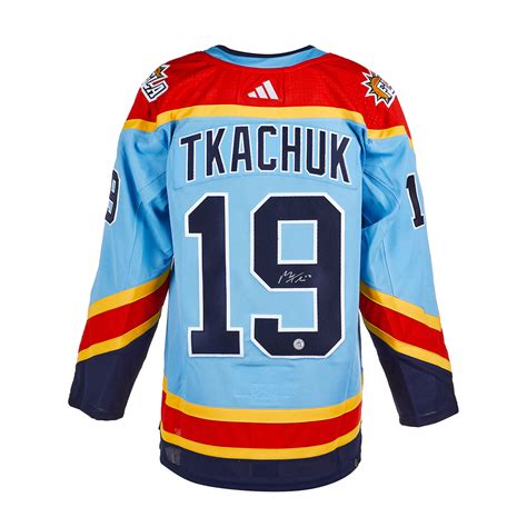 Matthew Tkachuk Signed Florida Panthers Reverse Retro 2 0 Adidas Jersey