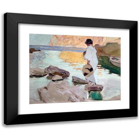 Joaquín Sorolla 18x15 Black Modern Framed Museum Art Print Titled