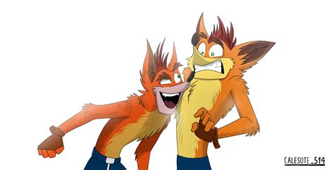 Crash Bandicoot And WOAH - Calesote514 by Calesote514 on DeviantArt