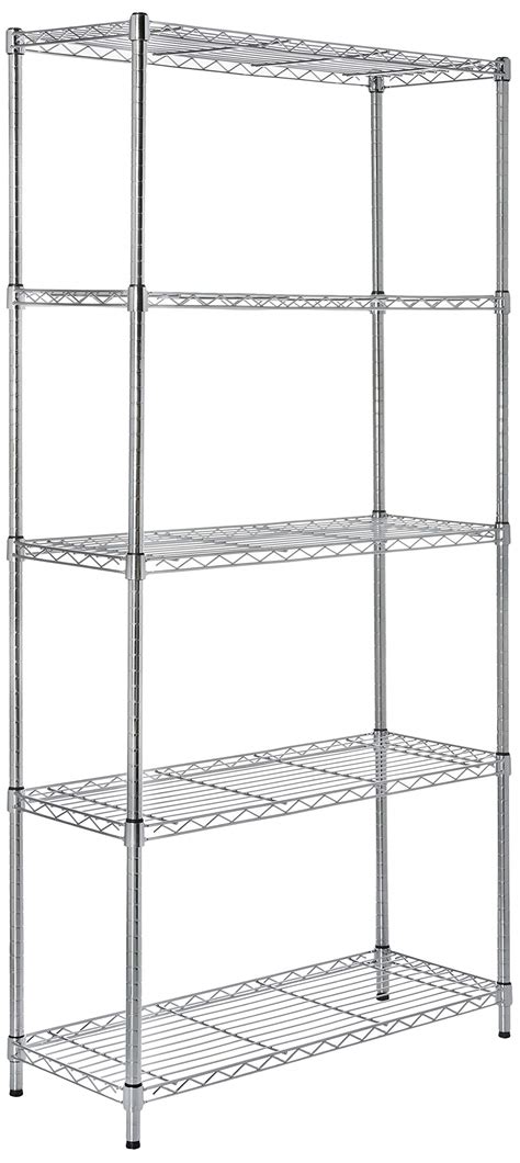 Buy Amazon Basics Shelf Adjustable Heavy Duty Storage Shelving Unit