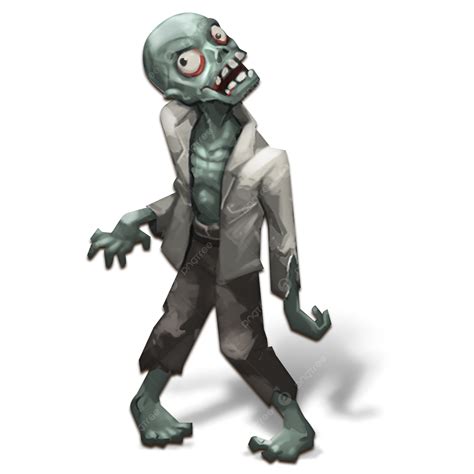 Zombie Halloween Cartoon Character Zombie Cartoon Halloween Png