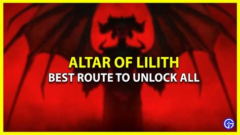 How To Unlock Every Altar of Lilith In A Single Run In Diablo 4